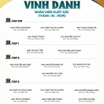 VINH DANH NHÂN VIÊN XUẤT SẮC THÁNG 6/2025