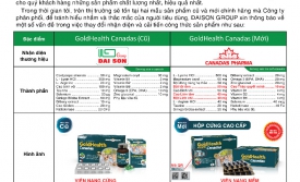 Thông báo cải tiến sản phẩm GoldHealth Canadas